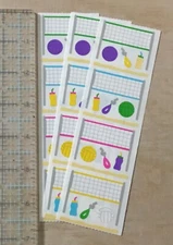 Mrs. Grossman’s Stickers - Volleyball -3 Strips