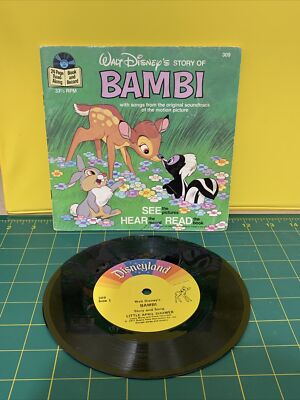 Vintage 1977 Disney Bambi 7