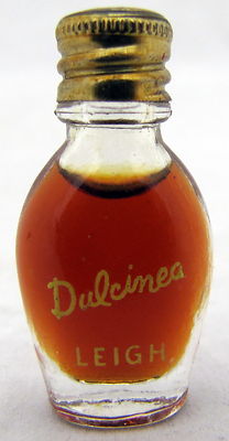 Leigh Dulcinea Perfume Cologne Women's Mini Glass Bottle Shulton Vintage