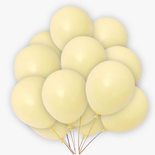 100 X Latex PASTEL BALOON BALLONS helium BALLOONS Quality Party Birthday Wedding - Picture 8 of 42
