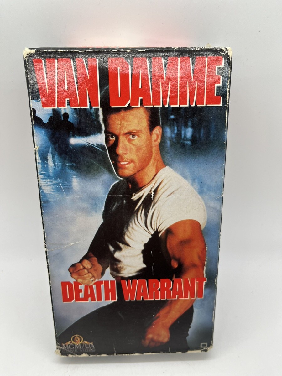 Death Warrant VHS Action Jean-Claude Van Damme MGM/UA Home