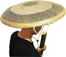 Bamboo Japanese Hat Samurai Hat Cosplay Asian Hat Dia.of 20 In