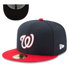 WASHINGTON NATIONALS Collection 59FIFTY Fitted- Navy / Red