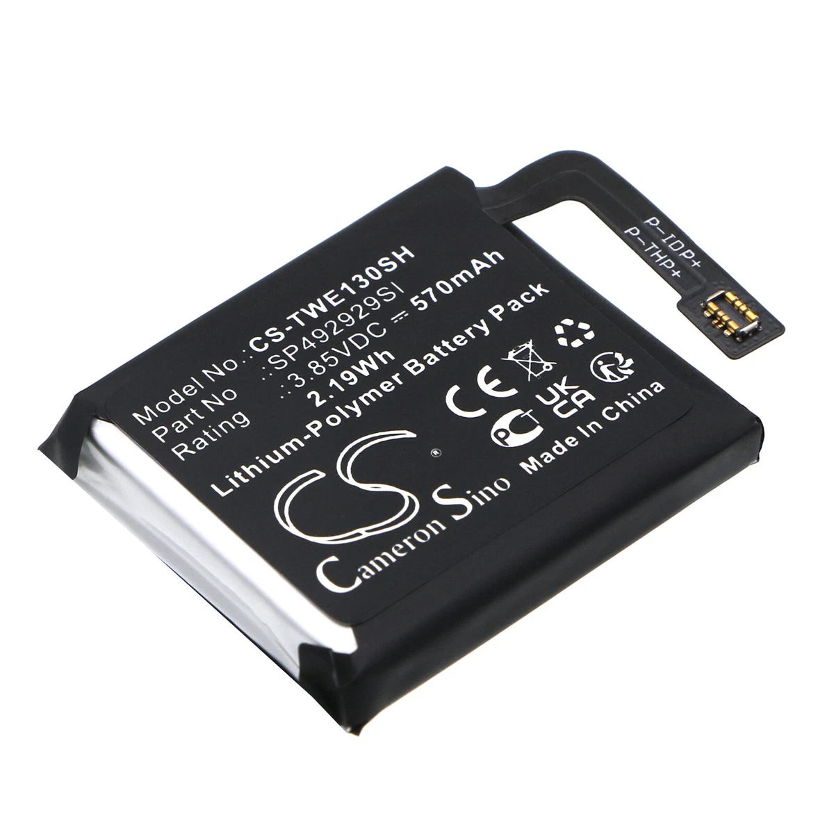 Batteria Cameron Sino 2700mAh 9.99Wh Compatibile Con ACER Iconia B1-720 E Modelli AP13P8J - Li-Polymer Nero - 4