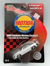 Racing Champions ERTL Baldwin Motion 1969 Chevy Camaro, White, 1:64, NIB