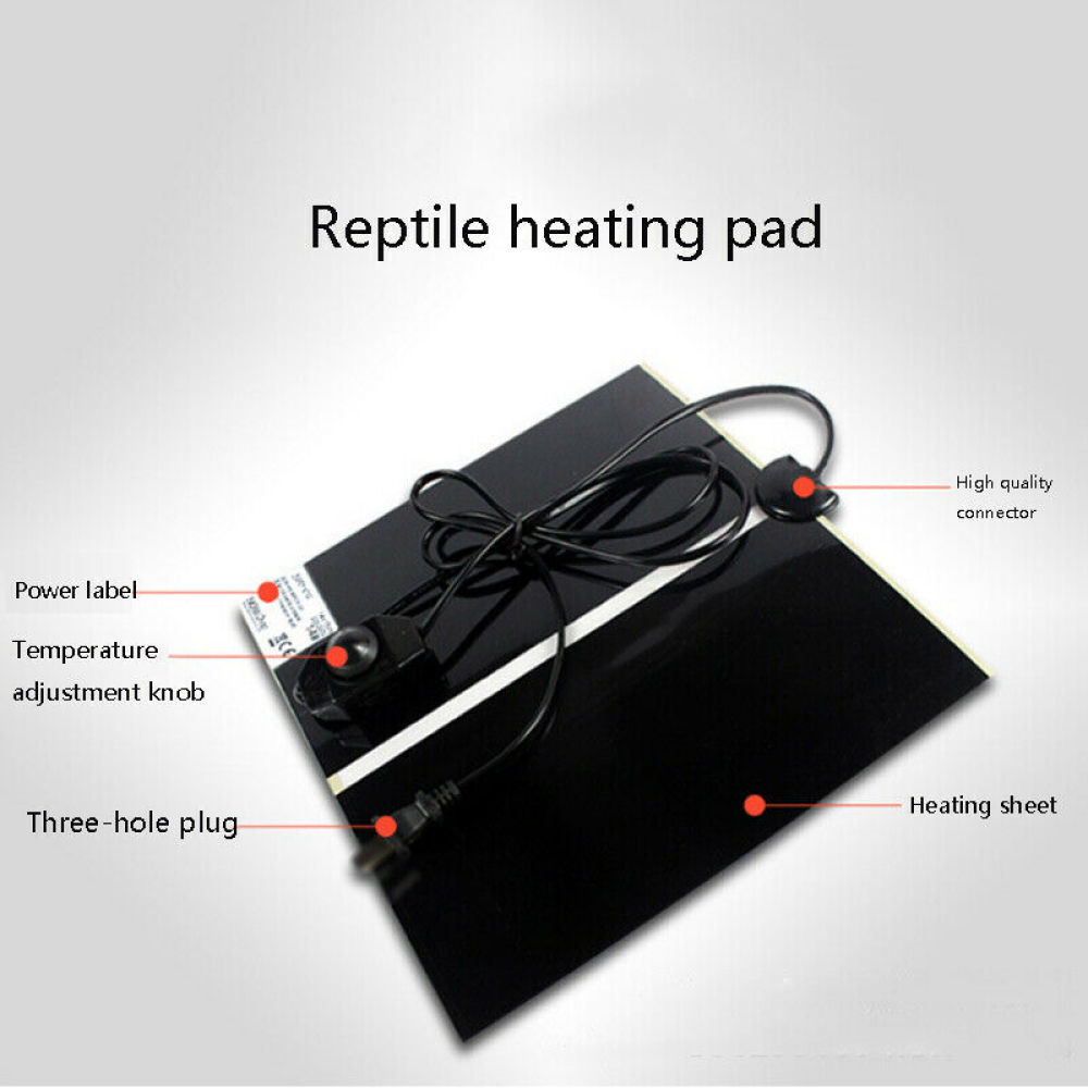 520W Reptile Vivarium Heat Mat Heating Warm Heater Pad Thermostat