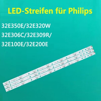 3 Pcs LED-Streifen für LB-F3528-GJX320307-H LBM320P0701-FC-2 32PFT4100 32PFK4309