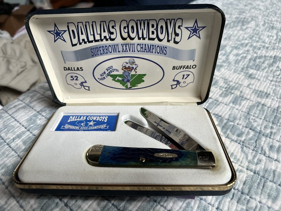 CASE KnifeDallas Cowboys 1993 Superbowl XXVII Champions, Collector's