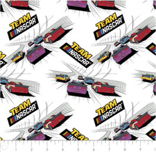 Camelot Fabrics NASCAR Tracks White Cotton Fabric by the Yard