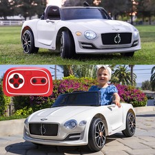 12V Kids Ride on Toy Car LICENSED Bentley Style Electric Car with Remote Control