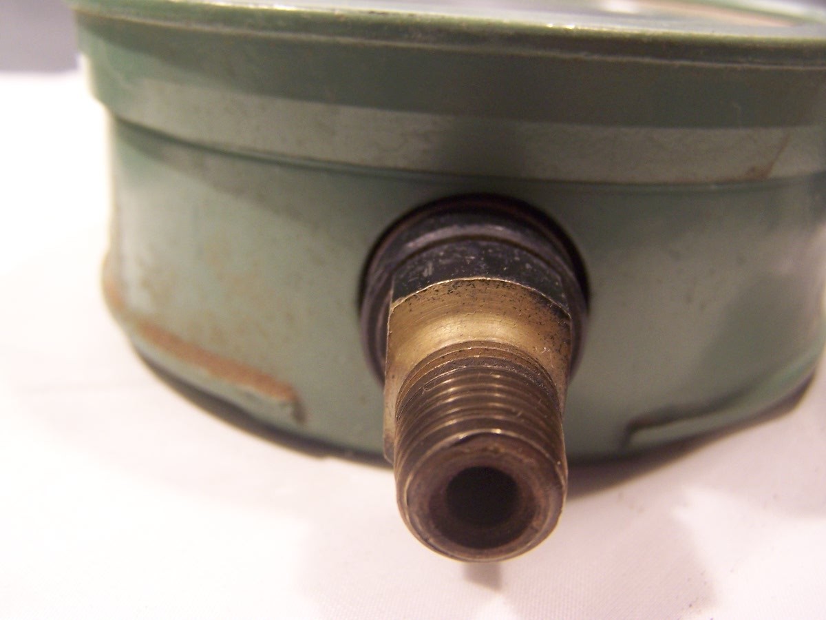 vintage ASHCROFT TEST GAUGE 0600 PSI 2 PSI SUBD. BRONZE TUBE BRASS