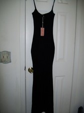 Women's Size S Black Tencel Rib Knit MAXI Dress NEW by Quince