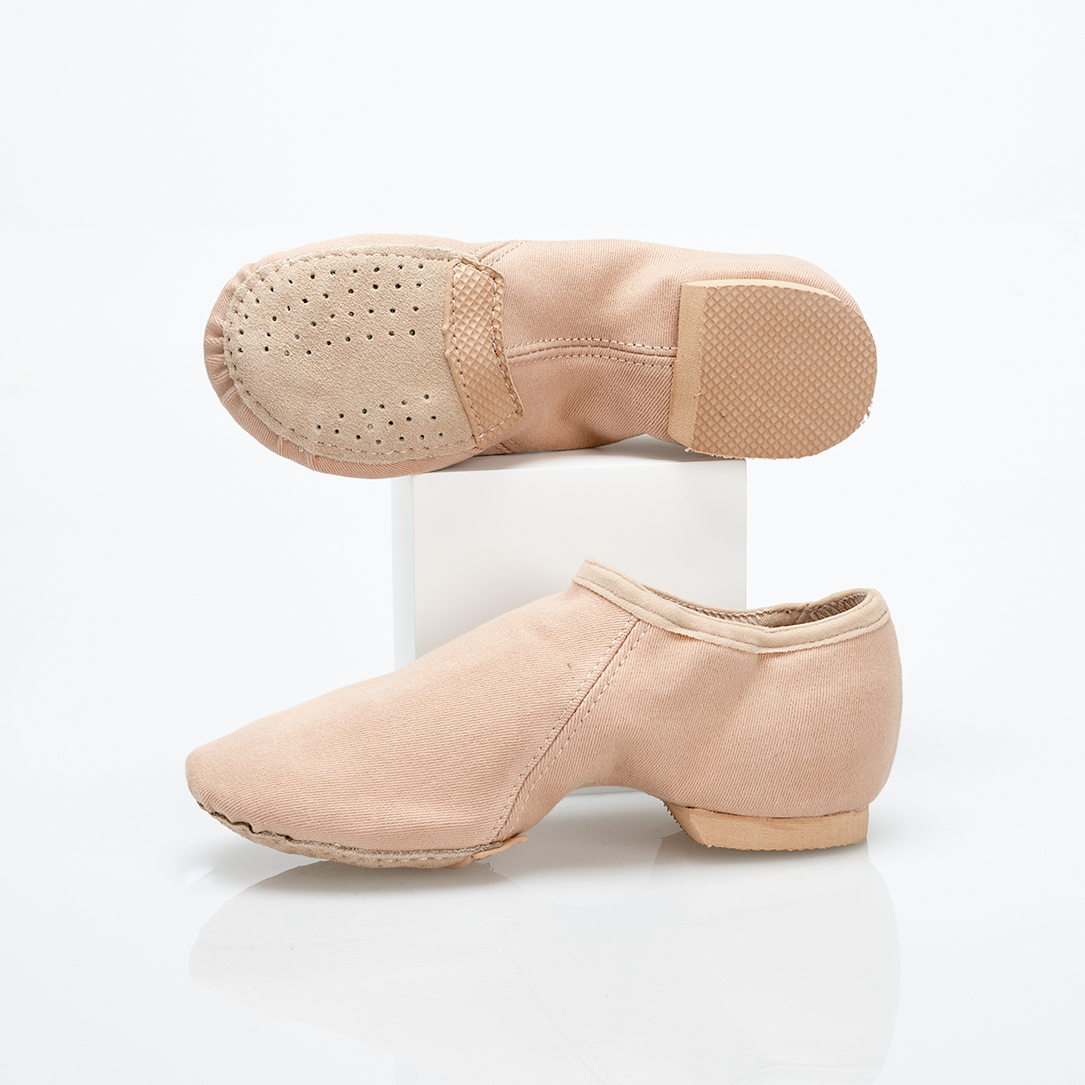 Canvas Jazz Shoes Split Sole Shades Dancewear Pearl Light Nude Brown Beige Dance eBay