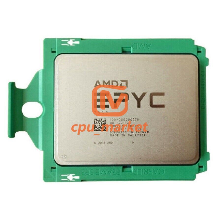 AMD EPYC 7542 DELL Locked 2.9GHz 3.4GHz 32 Cores 128MB Socket SP3 CPU ...