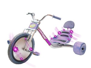 elektra flashing hog go kart purple