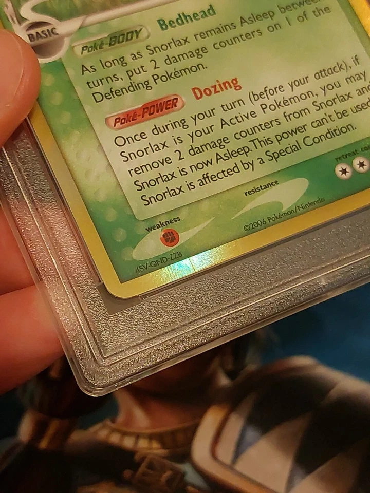 Pokemon Snorlax MISPRINT PSA 8 EX Dragon Frontiers Holo Delta Species #10/101 - Image 3 of 4