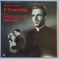 ALFRED HITCHCOCK'S - I CONFESS - MONTGOMERY CLIFT - LASER DISC - STILL SEALED