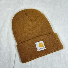 Toddler Carhartt Acrylic Watch Hat in Brown P Winter Cap Knit Beanie Kids