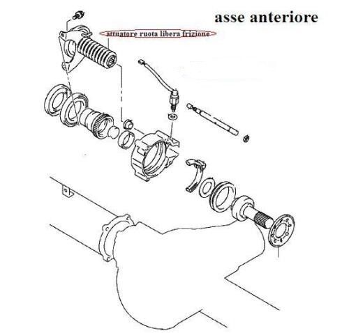 Attuatore differenziale asse anteriore Mitsubishi L200 Pajero sport MB620790 - Imagen 1 de 2
