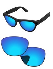 Lenslog Ice Blue Polarized Replacement Lens For RayBan Meta Skyler RW4010-52mm