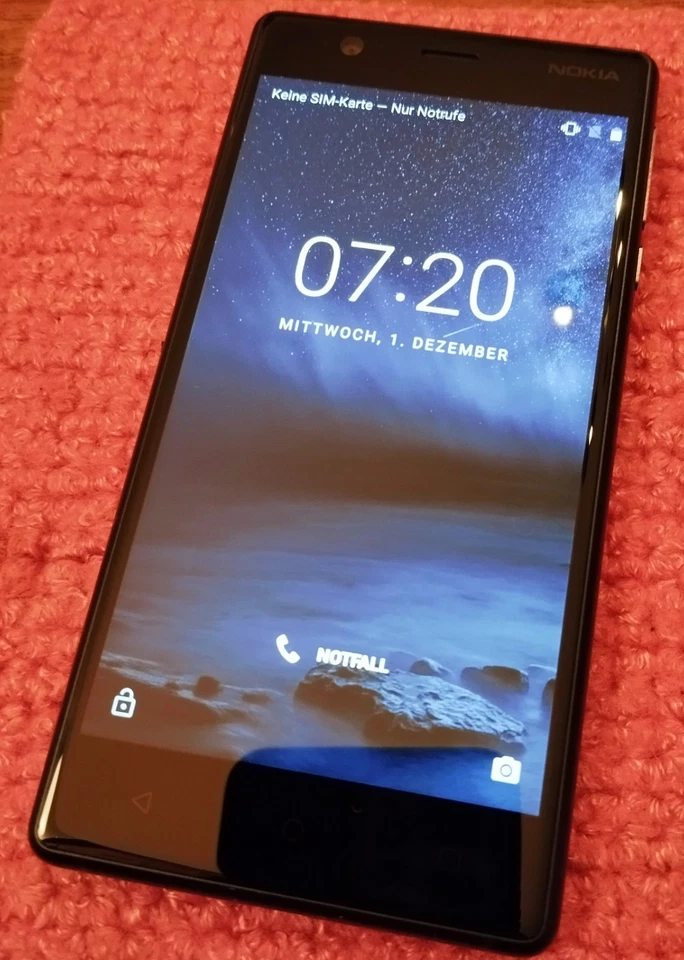 NOKIA 3 - TA-1020 - SMARTPHONE / HANDY - schwarz - LTE - Quad-Core - 16 GB - Bild 3 von 4