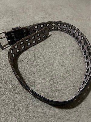KMRii studded leather black belt | eBay
