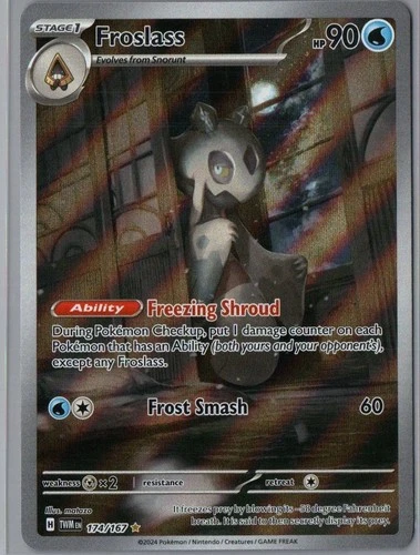 Froslass 174/167 Illustration Rare Twilight Masquerade Pokemon Near Mint