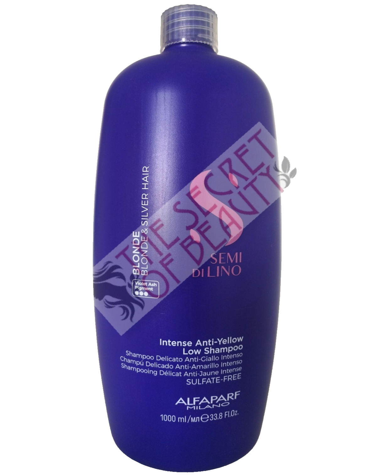 Alfaparf Milano Semi di Lino Blonde Intense Anti-Yellow Low Shampoo 1000ml