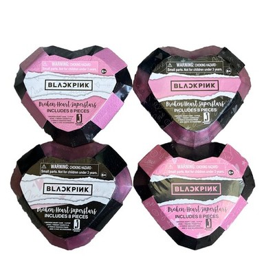 Lot of 4 - NEW 2020 Blackpink Broken Heart Superstars diff  color variations 