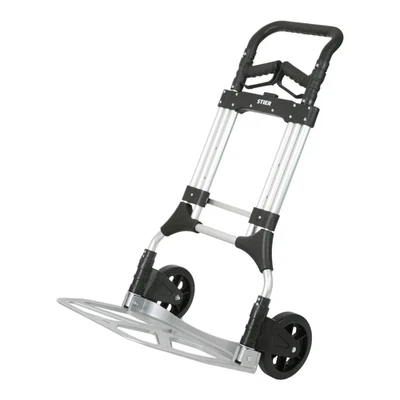 STIER Sackkarre Transportkarre Stapelkarre Aluminium klappbar 200kg Vollgummi