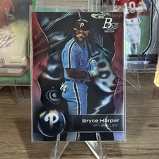Topps 2023 Bowman Platinum Bryce Harper #10 Philadelphia Phillies Baseball Card
