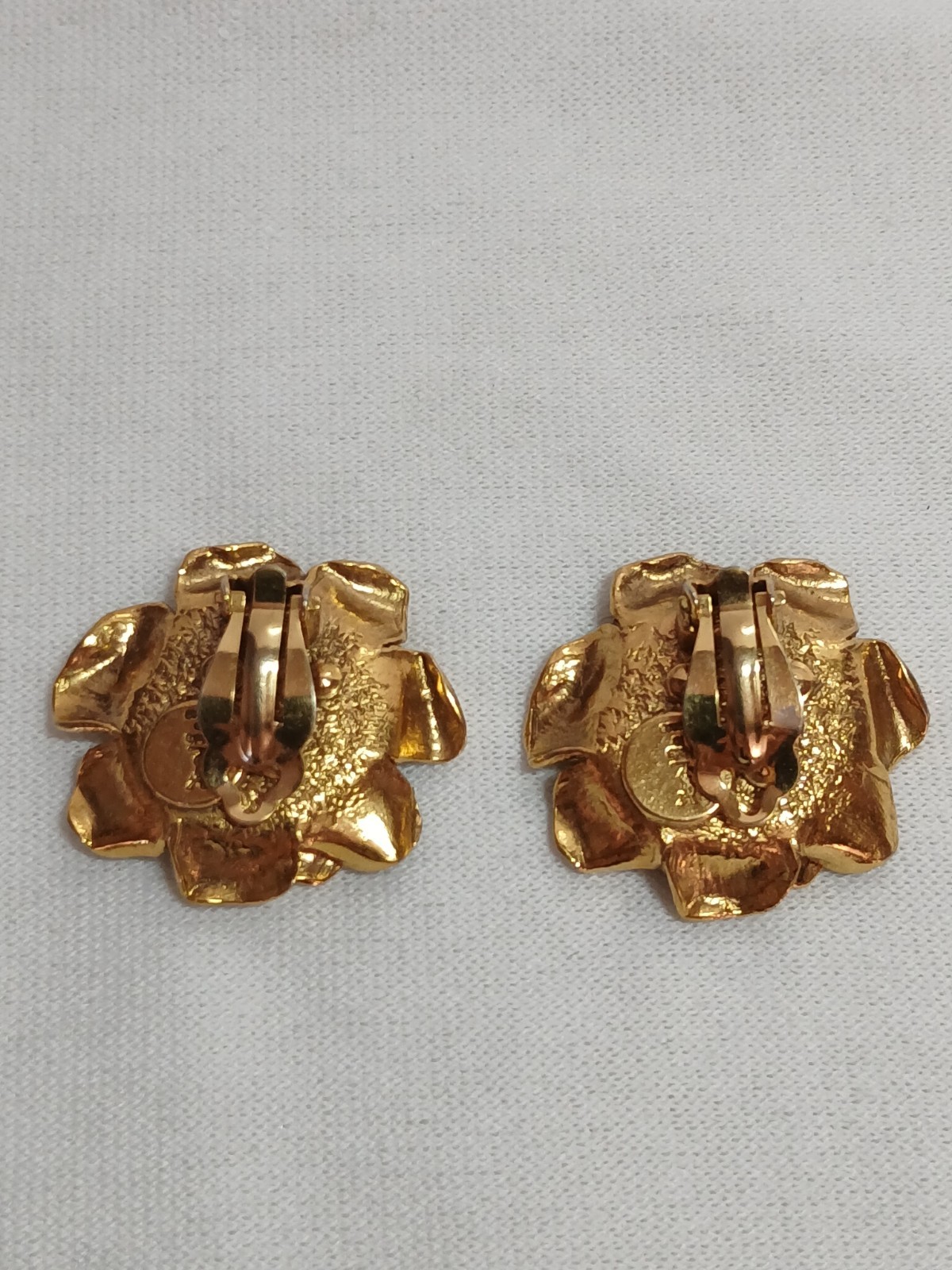 Vintage Yves Saint Laurent YSL 1980's France Clip On Earrings thumbnail 8