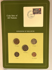 Vintage Mint Coin Sets of All Nations: Kingdom of Belgium 1977 - 1982