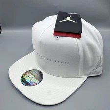 Air Jordan Hat Men White It's Gotta Be The Shoes Jumpman Snap Back Cap New