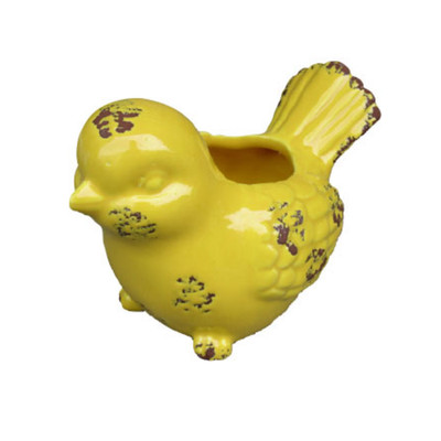 lotus international 6'' Yellow Bird Planter