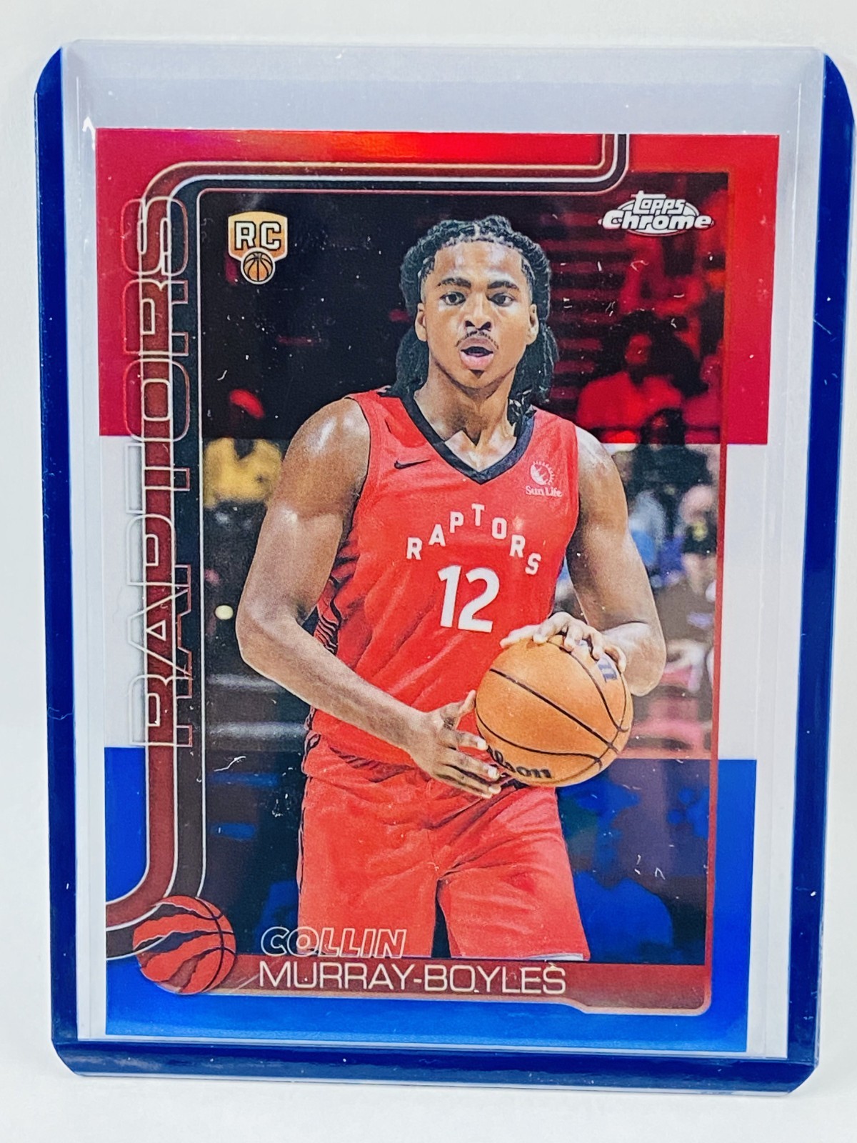 2025-26 Topps Chrome Collin Murray-Boyles RC Red White & Blue 259