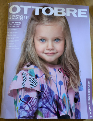Ottobre Magazine Winter 6/2018 New and Uncut Euro Sewing Patterns Kids Fashion