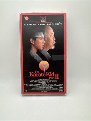 The Karate Kid Part 2 VHS 1986 RCA Full Flap Sideloader **Buy 2 Get 1 Free**