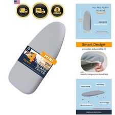 Ironing Board Cover 12x30 Inch Extra Thick Padding Non Slip Heat Resistant