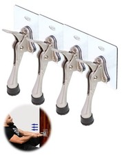 Door Stopper with Adhesive Bracket Stickers, No Drilling or Tools Needed, Ava...
