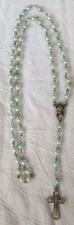Rosary Blue Glass Beaded Handmade