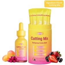 Leefar Cutting Mix| Strawberry Açaí flavor*1+Leefar Cutting Drops*1