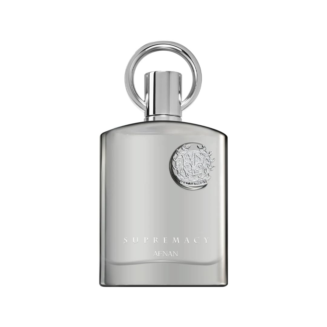 Afnan Supremacy Silver Eau De Parfum for Men, 3.4 Fl. Oz