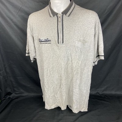 Mercedes-Benz Team McLaren F1 Vintage Embroidered Logo Racing Polo T-Shirt XL