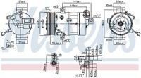 Nissens Kompressor Klimaanlage ** First FIT ** 890667 FüR Lancia Fiat 12V Bravo