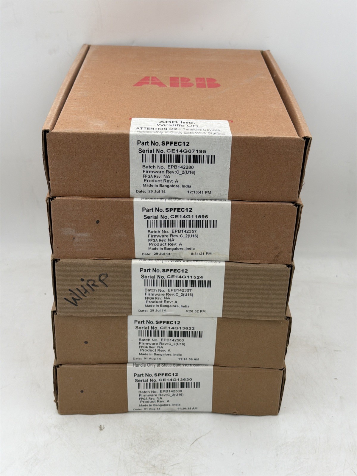 ABB SPFEC12 SYMPHONY PLUS ANALOG INPUT MODULE FEC12