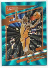 2021-22 Donruss Cameron Payne #147 Holo Teal Laser Phoenix Suns