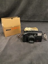 Nikon Zoom Touch 600 35mm Point  Shoot Film Camera-Black W Manual