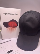 Red Light Therapy Hat for Hair Growth -650nm/850nm LED Laser Cap Hair Loss Black