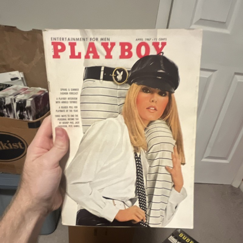 Playboy Magazine April 1967 Men Fashion Illustrated